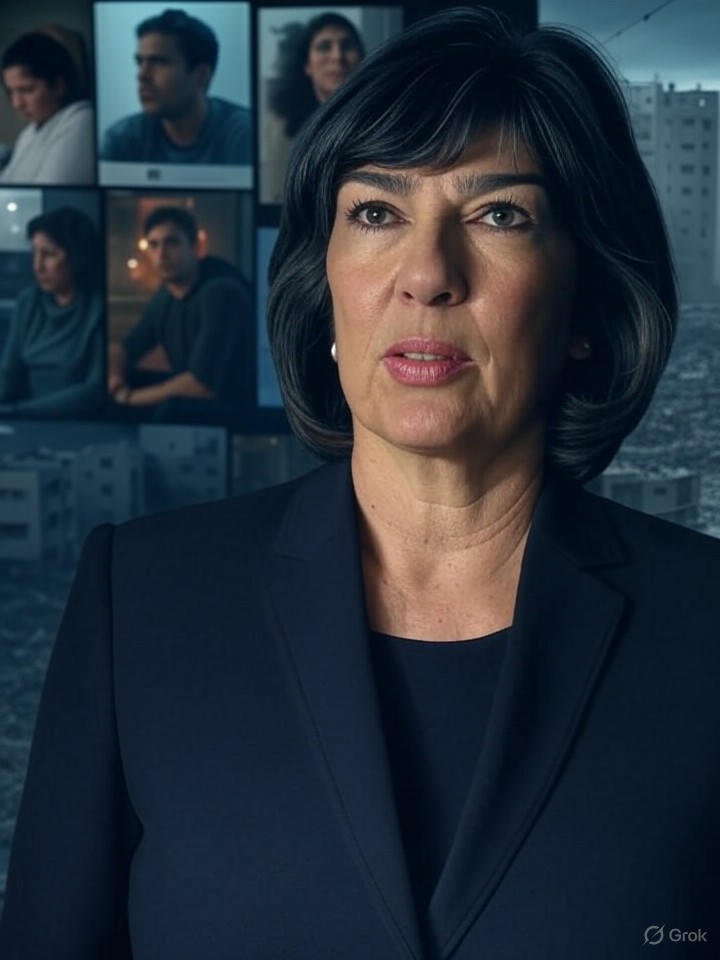Amanpour se disculpa tras comparar rehenes israelíes con civiles de Gaza 1 file.jpeg 2025 10 14T125318.204Z