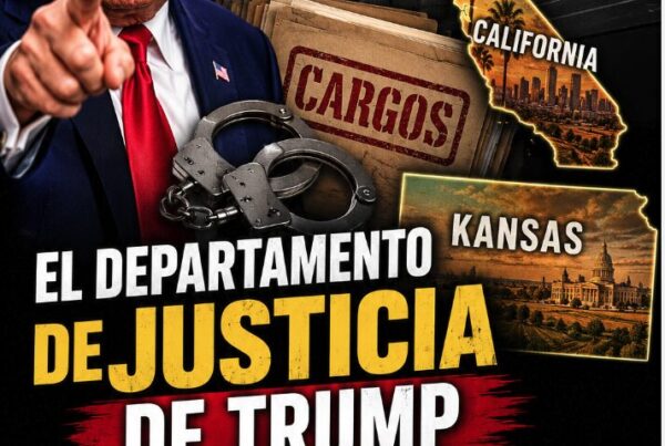 El Departamento de Justicia de Trump anuncio cargos contra individuos en Kansas y California